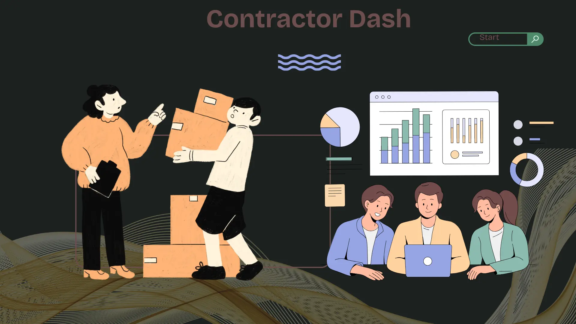 ERP Dashboard Background